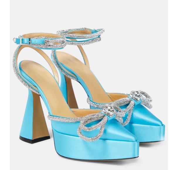 MACH & MACH
Double Bow embellished satin pumps - Picture 5 of 5